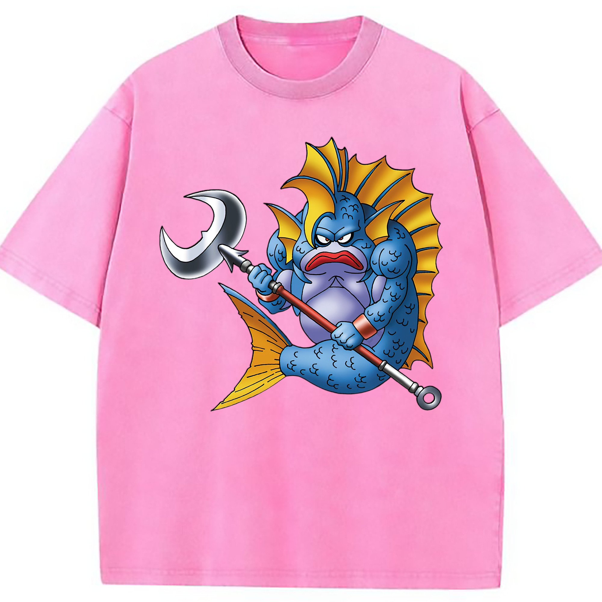 （画像用） ドラゴンクエスト Doragon Kuesuto Dragon Quest 綿100% ヴィンテージ風 半袖Tシャツ（フロントプリント）